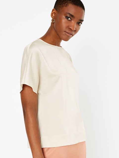 

Marks & Spencer Women White Solid Top