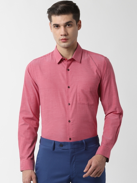 

Peter England Men Pink Regular Fit Solid Formal Shirt