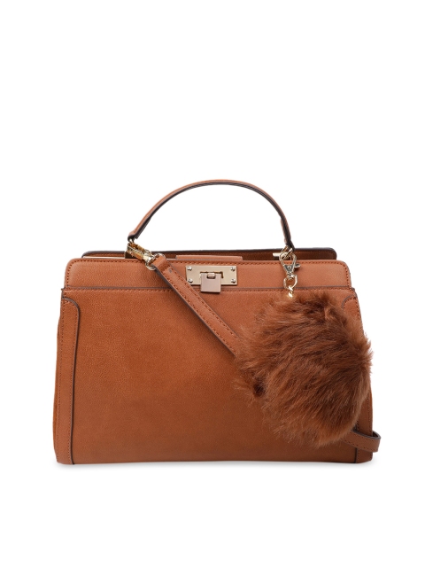 

ALDO Brown Solid Handheld Bag