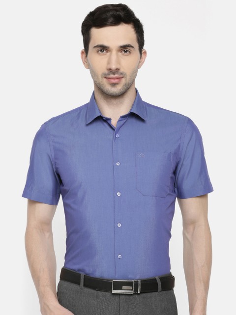 

Chennis Men Blue Slim Fit Solid Formal Shirt