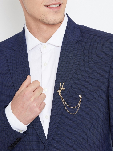 

Alvaro Castagnino Men Gold-Toned Metal Lapel Pin