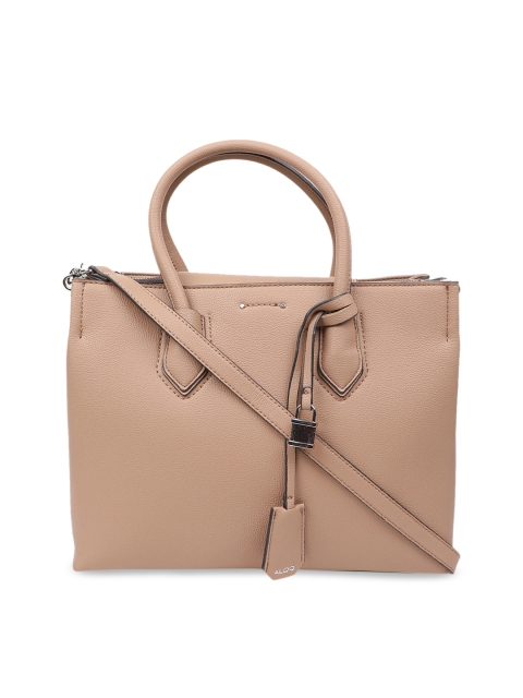 

ALDO Nude-Coloured Solid Handheld Bag