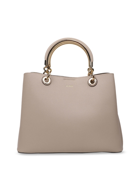 

ALDO Beige Solid Handheld Bag