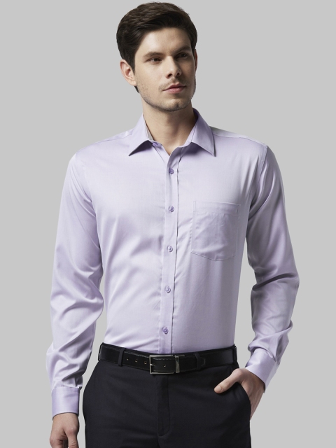 

Park Avenue Men Lavender Regular Fit Solid Formal Shirt