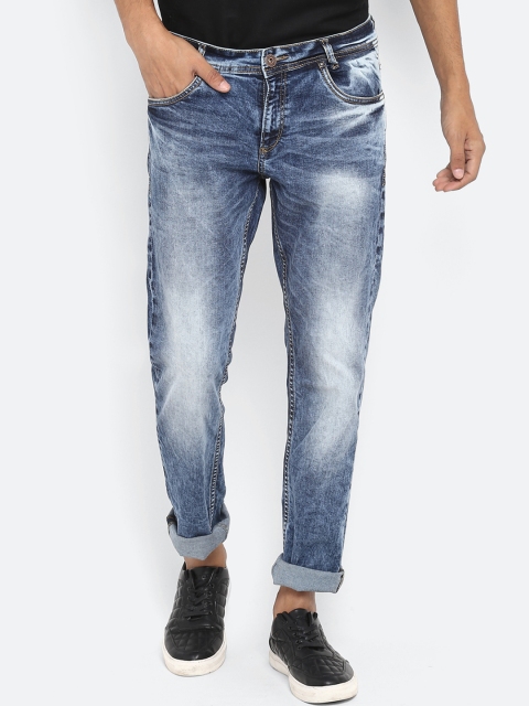 

Mufti Men Blue Skinny Fit Mid-Rise Clean Look Stretchable Jeans