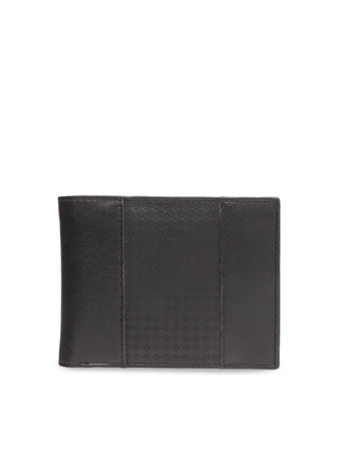 

Apsis Men Black Solid Two Fold Wallet