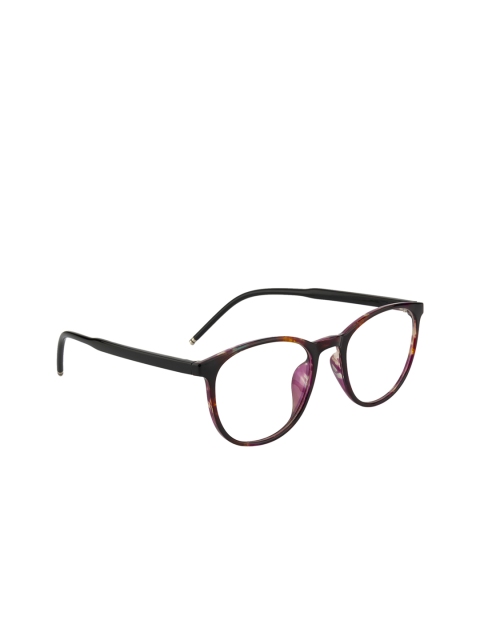 

Ted Smith Unisex Brown Abstract Full Rim Square Frames TS-300_C35