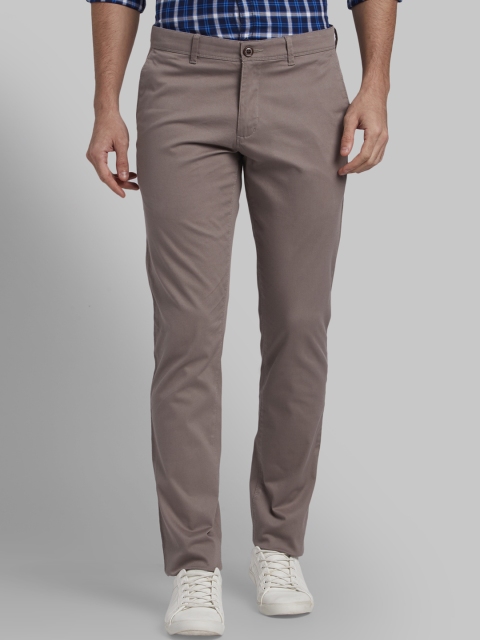 

Parx Men Mauve Tapered Fit Solid Regular Trousers