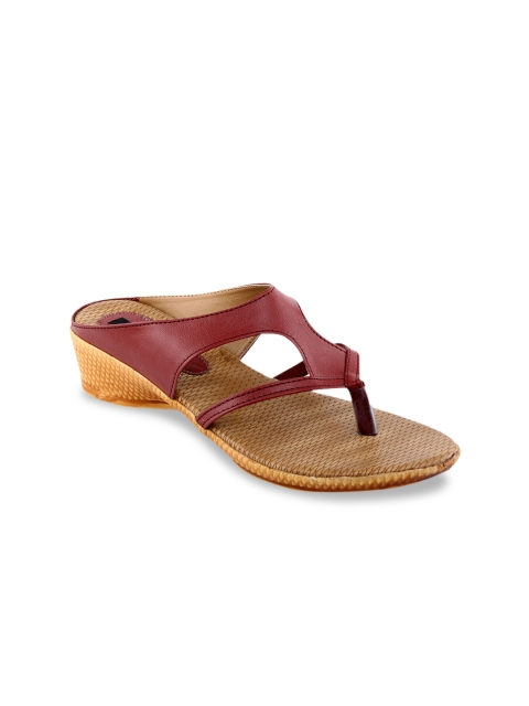 

Kielz Women Maroon Solid Sandals