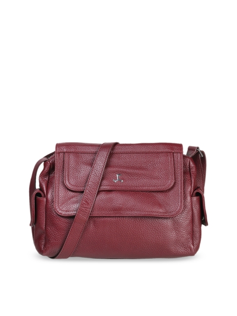 

Mochi Maroon Solid Sling Bag