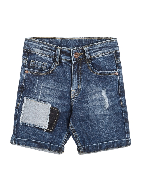 

Cherokee Boys Blue Washed Slim Fit Denim Shorts