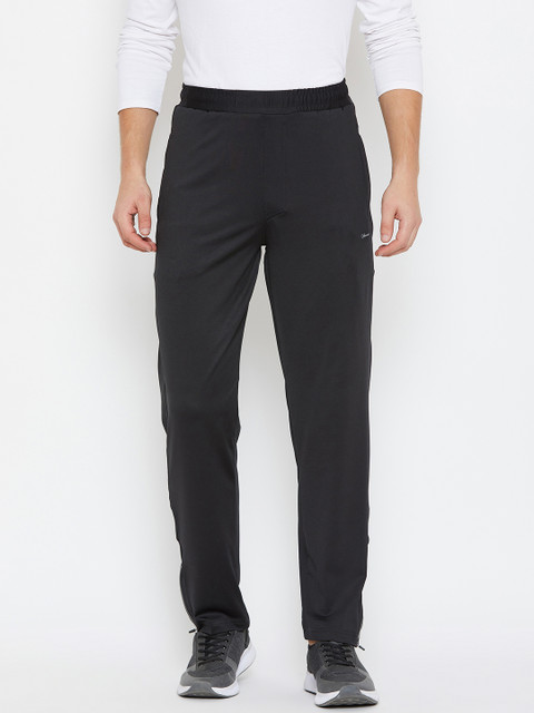 

Okane Men Black Solid Trackpants