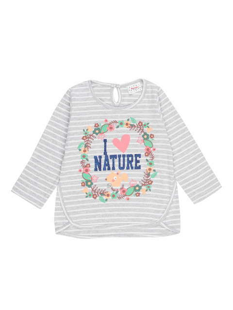 

Donuts Girls Grey Striped Top