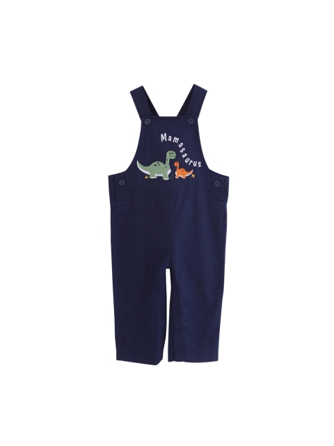 

Beebay Boys Navy Blue Solid Dungarees