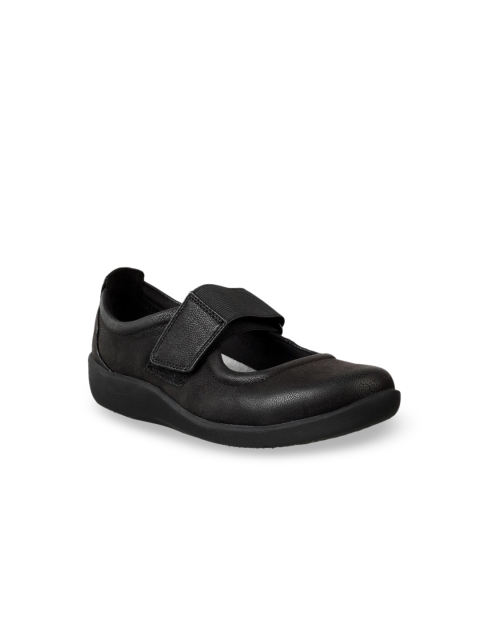 

Clarks Women Black Slip-On Sneakers