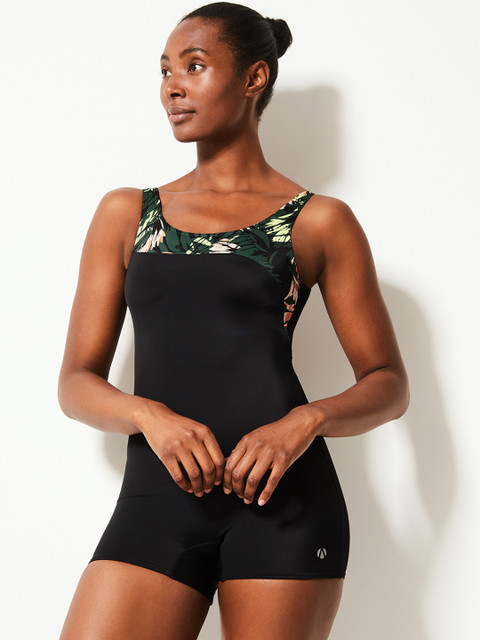 

Marks & Spencer Women Green Solid Swimsuit T526885GREEN MIX