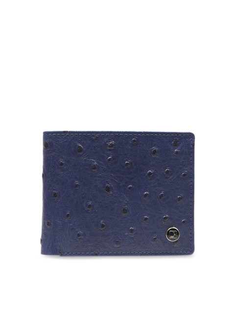 

Da Milano Men Blue Genuine Leather Wallet