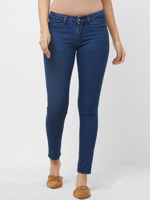 

Fusion Beats Women Blue Regular Fit Mid-Rise Clean Look Jeans