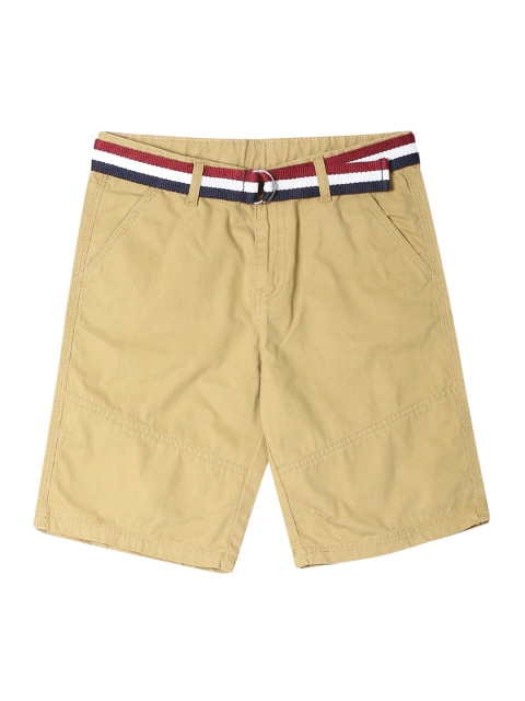 

Cherokee Boys Khaki Solid Regular Fit Regular Shorts