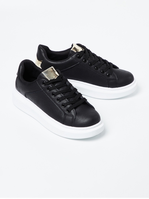 

Ginger by Lifestyle Women Black Perforated Sneakers