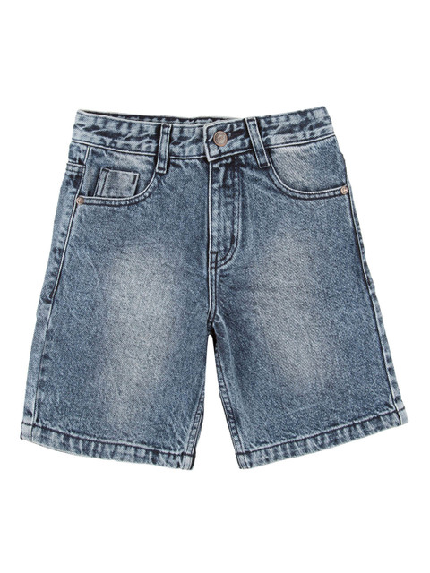 

Cherokee Boys Blue Washed Slim Fit Denim Shorts