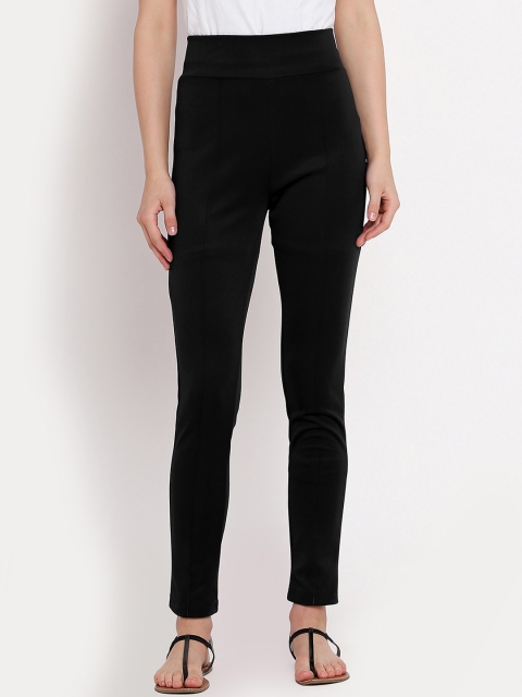 

Nun Women Black Solid Skinny Fit Jeggings