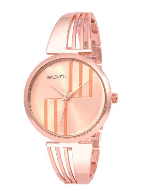 

TIMESMITH Women Rose Gold-Toned Analogue Watch TSC-088