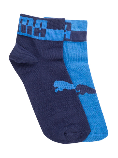 

Puma Men Set of 2 Ankle-Length Half Terry Socks, Blue