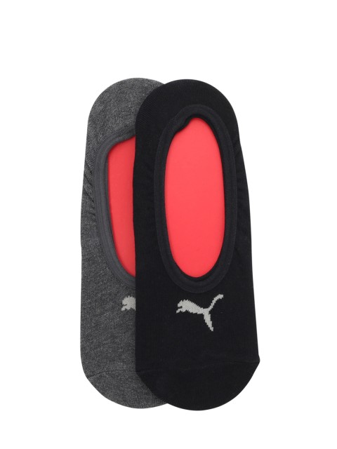 

Puma Men Set of 2 FOOTIE 2P Shoeliners, Black