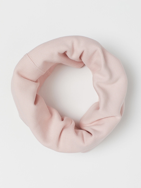 

H&M Kids Pink Self Design Ribbed Tube Scarf