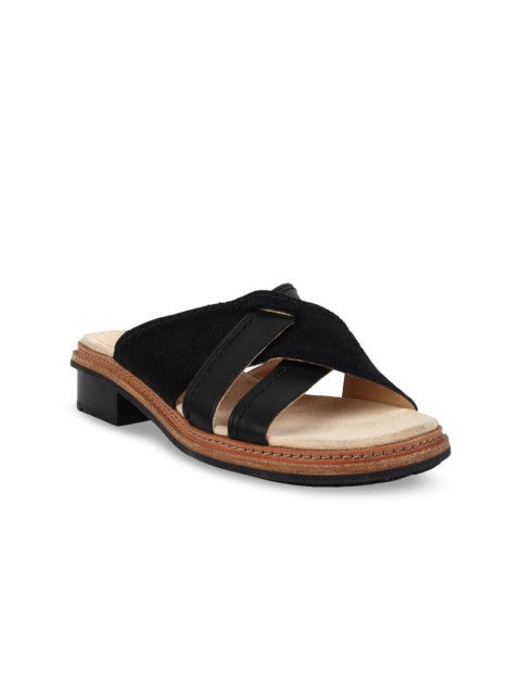 

Clarks Women Black Solid Sandals