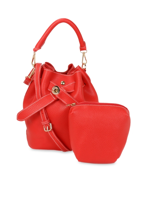 

Satchel Bags Red Solid Handheld Bag