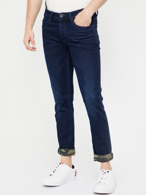 

Forca by Lifestyle Men Blue Skinny Fit Mid-Rise Clean Look Jeans