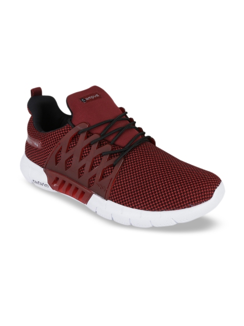Men Red Mesh Running Shoes