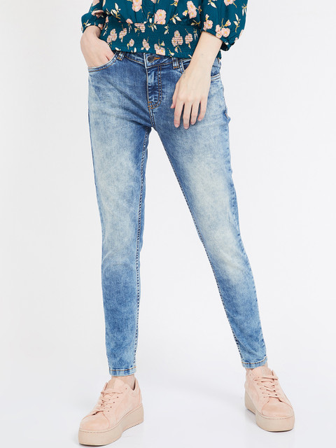 

Fame Forever by Lifestyle Women Blue Skinny Fit Mid-Rise Clean Look Jeans