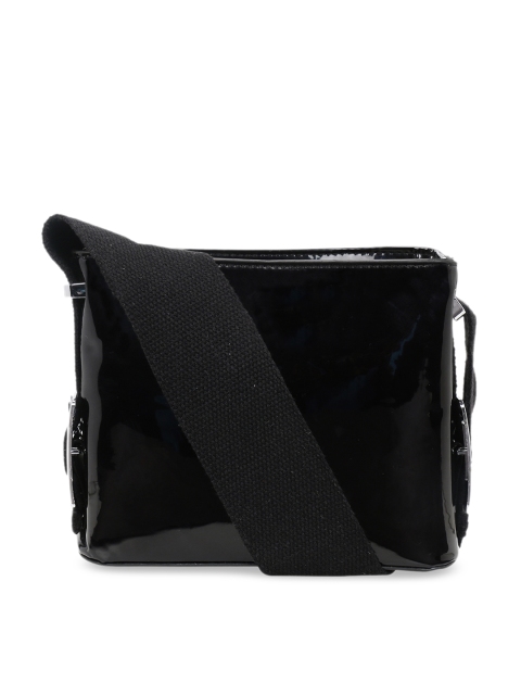

Satchel Bags Black Solid Sling Bag