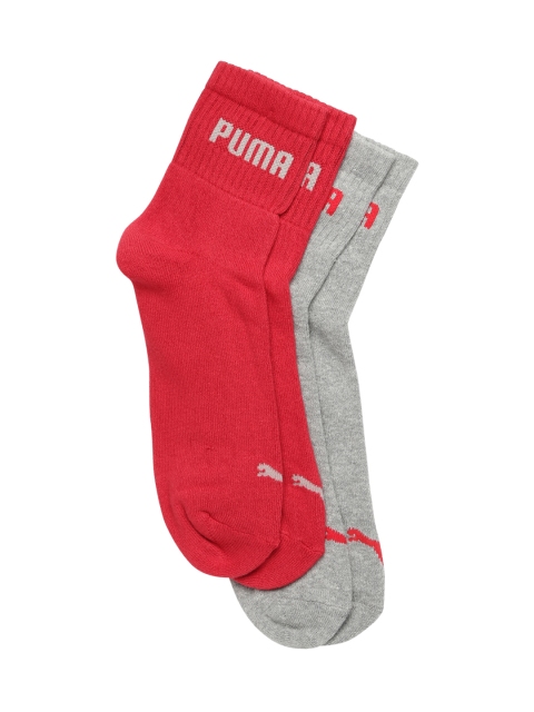

Puma Men Set of 2 Ankle-Length Socks, Grey