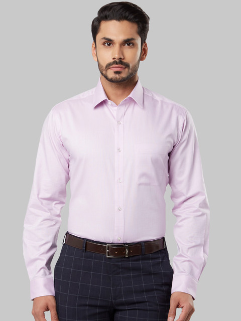 

Raymond Men Pink Slim Fit Solid Formal Shirt