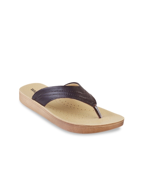 

WALKWAY Women Brown Solid Sandals