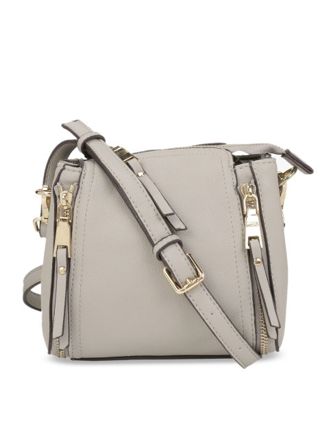 

Satchel Bags Grey Solid Sling Bag