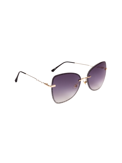 

Voyage Women Butterfly Sunglasses 9101MG2815, Black