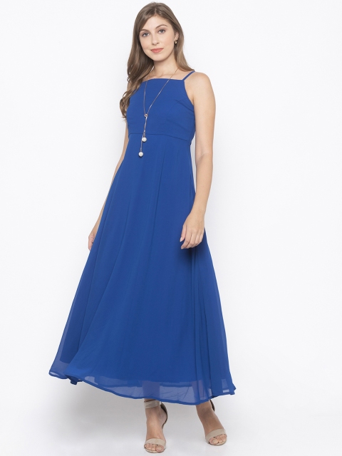 

Iti Women Blue Fit and Flare Dress