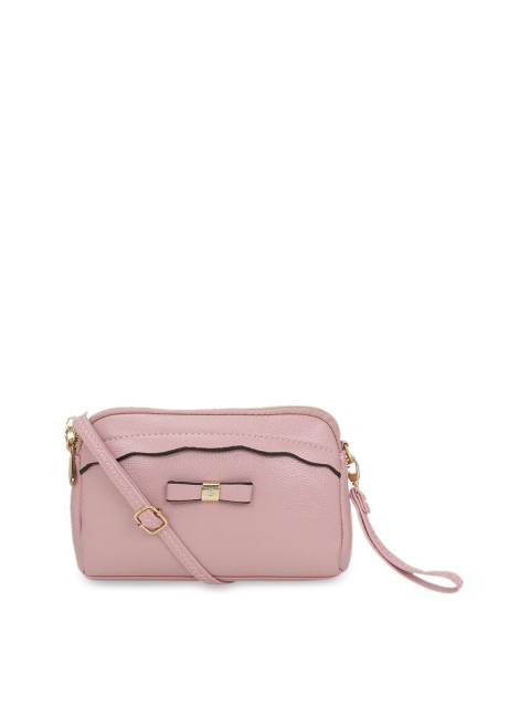 

Satchel Bags Women Pink Solid Sling Bag