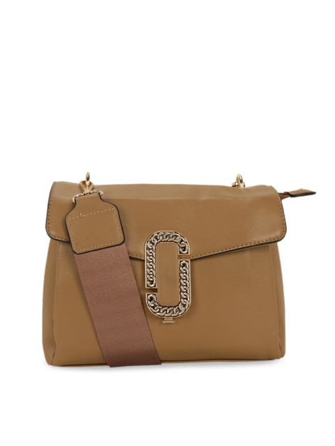 

Satchel Bags Brown Solid Sling Bag