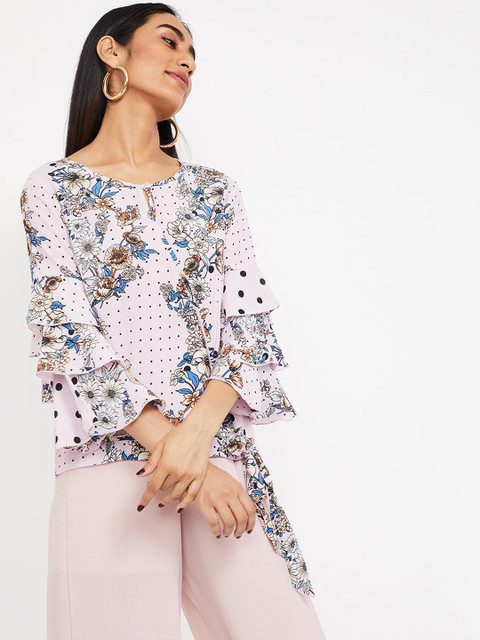 

CODE by Lifestyle Women Purple Printed Top