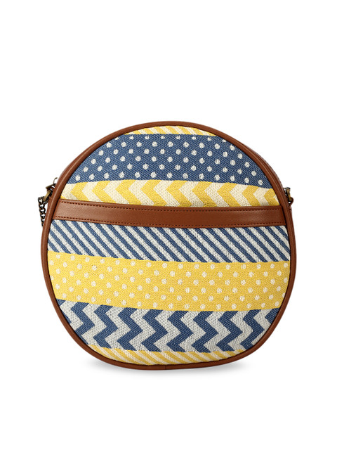 

ZAREGARE Multicoloured Self Design Sling Bag, Multi