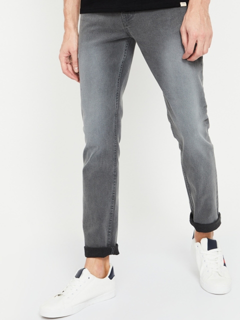 

Forca by Lifestyle Men Grey Skinny Fit Mid-Rise Clean Look Jeans