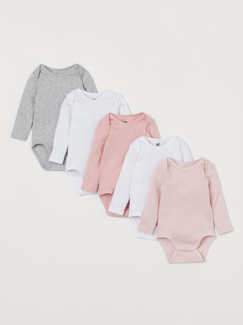 

H&M Boys 5-Pack Bodysuits, Multi