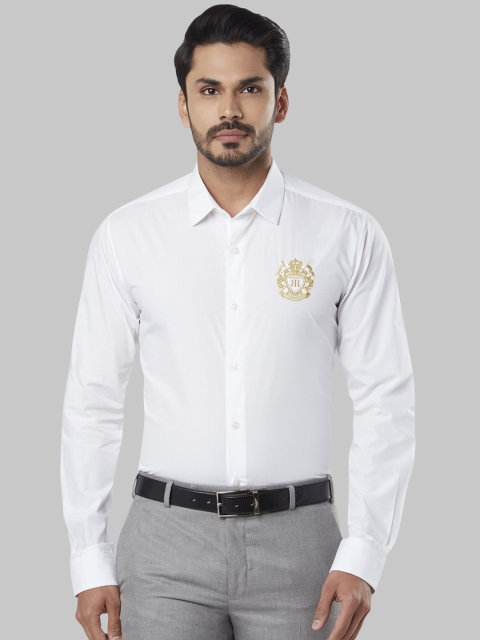 

Raymond Men White Slim Fit Solid Formal Shirt