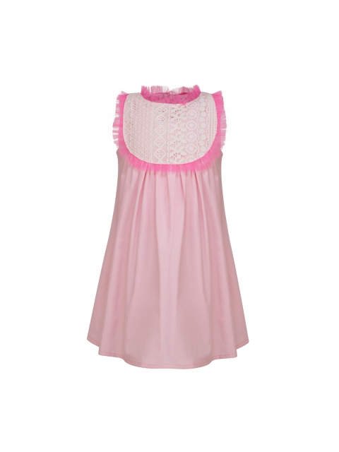 

A Little Fable Girls Pink Free Spirit Dress
